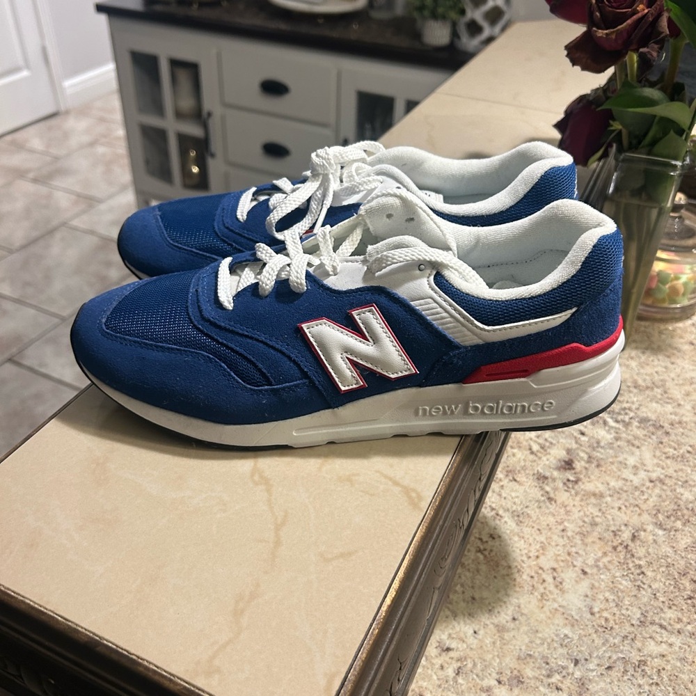 New Balance Navy White Red Retro Runner brand never worn!